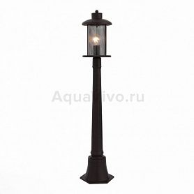 Уличный наземный светильник ST Luce Lastero SL080.415.01, арматура металл, цвет ккоричневый, плафон стекло, металл, цвет прозрачный, коричневый - фото 1