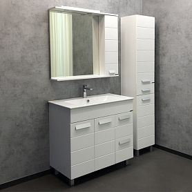 Мебель для ванной Comforty Модена М-90, цвет белый матовый - фото 1