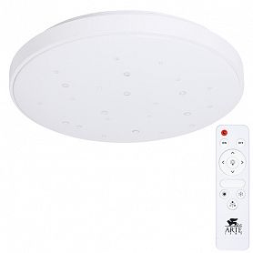 Потолочный светильник Arte Lamp Onda A2681PL-72WH, арматура белая, плафон акрил белый, 50х50 см - фото 1