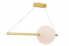 Подвесной светильник Maytoni Freccia MOD063PL-L30G3K, арматура золото, плафон стекло бежевое - фото 1