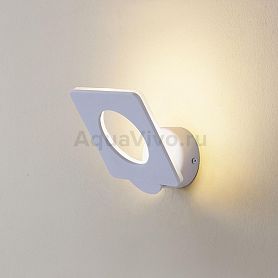 Настенный светильник Citilux Декарт-5 CL704050, арматура белая, плафон металл белый, 14х7 см - фото 1