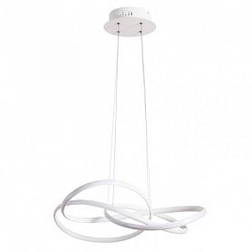 Подвесная люстра Arte Lamp Swing A2522SP-2WH, арматура цвет белый, плафон/абажур пластик, цвет белый - фото 1