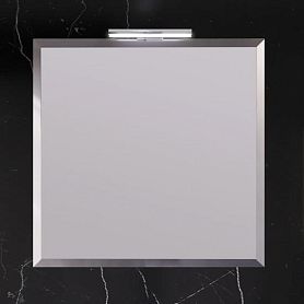 Зеркало Опадирис Рубинно 90x85, цвет серый глянец - фото 1