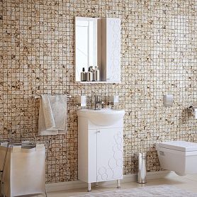 Мебель для ванной Corozo Орфей 45, цвет белый - фото 1