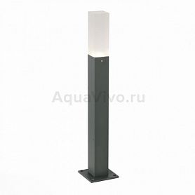 Уличный наземный светильник ST Luce Vivo SL101.705.01, арматура металл, цвет серый, плафон стекло, цвет белый - фото 1