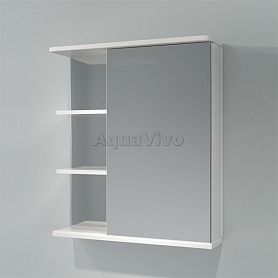 Шкаф-зеркало Какса-А Грация 62, правый, цвет белый - фото 1