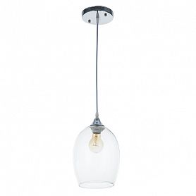 Подвесной светильник Arte Lamp Propus A4344SP-1CC, арматура хром, плафон стекло прозрачное, 17х17 см - фото 1