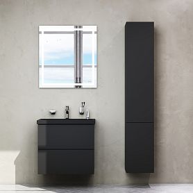 Мебель для ванной AM.PM Gem 60 подвесная, цвет черный матовый - фото 1