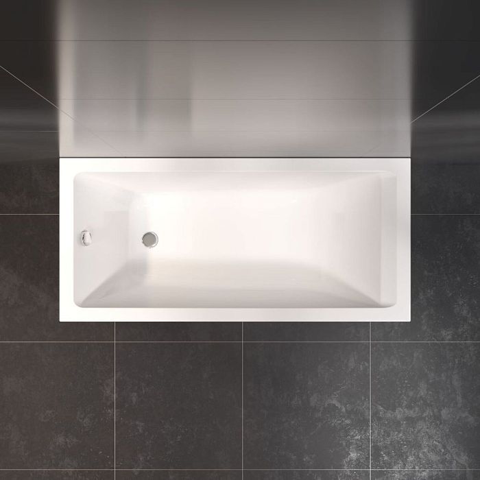 Акриловая ванна AM.PM Gem 150x70, без опор и экранов, цвет белый