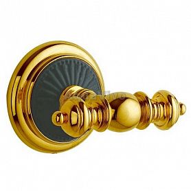 Крючок Boheme Palazzo 10156 двойной, цвет золото - фото 1