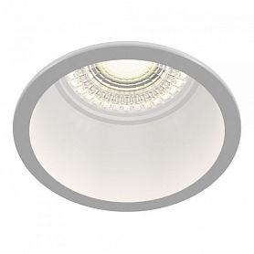 Встраиваемый светильник Maytoni Technical Reif DL049-01W, арматура белая, плафон металл белый - фото 1