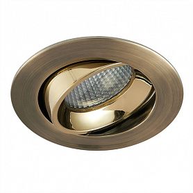Потолочный светильник Citilux Альфа CLD001NW6, арматура бронзовая, плафон полимер золотой - фото 1