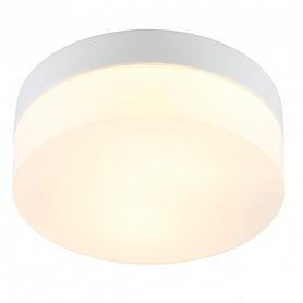 Потолочный светильник Arte Lamp Aqua-Tablet A6047PL-1WH, арматура белая, плафон стекло белое, 18х18 см - фото 1