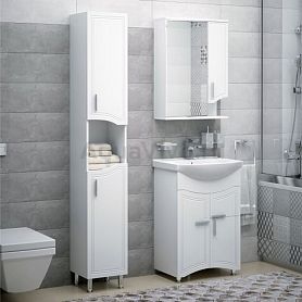 Мебель для ванной Corozo Креста 55, цвет белый - фото 1