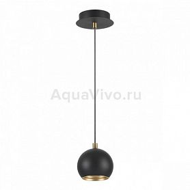 Подвесной светильник Lumion Dondoo 3635/1, арматура цвет бронза/черный, плафон/абажур металл, цвет желтый/черный - фото 1