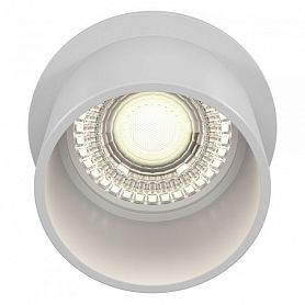 Встраиваемый светильник Maytoni Technical Reif DL050-01W, арматура белая, плафон металл белый - фото 1