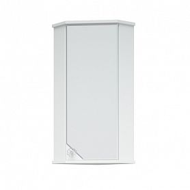 Шкаф-зеркало Corozo Флоренция 40, угловой, правый, цвет белый - фото 1