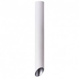 Потолочный светильник Arte Lamp Pilon-Silver A1537PL-1WH, арматура белая, плафон металл белый / серый, 6х6 см - фото 1