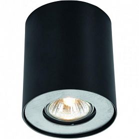 Потолочный светильник Arte Lamp Falcon A5633PL-1BK, арматура черная, плафон металл черный, 11х11 см - фото 1