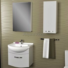 Мебель для ванной Dreja Alfa 65, цвет белый лак - фото 1