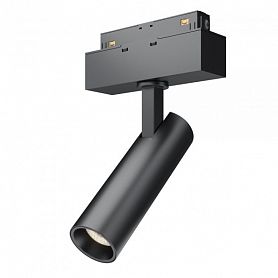 Трековый светильник Maytoni Technical Focus Led TR019-2-7W3K-B, арматура черная, плафон металл черный - фото 1