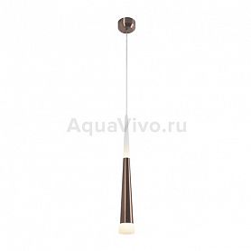 Подвесной светильник Citilux Вегас CL227013, арматура коричневая, плафоны полимер белый / коричневый, 7х7 см - фото 1