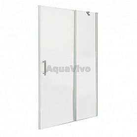Душевая дверь Good Door Mokka WTW-130-C-WE 130, стекло прозрачное, профиль белый, без магнитного профиля - фото 1