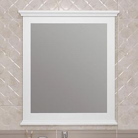 Зеркало Опадирис Палермо 70x90, цвет белый матовый - фото 1