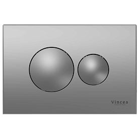 Кнопка смыва Vincea VFP-731MG для унитаза, цвет серый матовый - фото 1