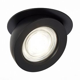 Точечный светильник ST Luce ST654 ST654.448.10, арматура черная, плафон металл черный - фото 1