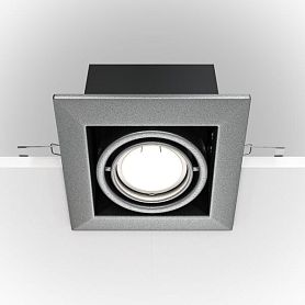 Точечный светильник Maytoni Technicali Metal Modern DL008-2-01-S, арматура серебро - фото 1