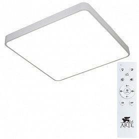 Потолочный светильник Arte Lamp Scena A2669PL-1WH, арматура белая, плафон пластик белый, 60х60 см - фото 1