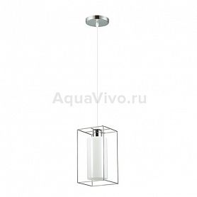 Подвесной светильник Lumion Elliot 3731/1, арматура цвет хром, плафон/абажур стекло/металл, цвет белый/серый - фото 1