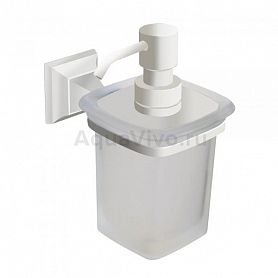 Дозатор Art & Max Zoe AM-G-6832-Bi для жидкого мыла, подвесной, цвет белый - фото 1