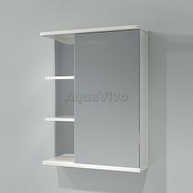 Шкаф-зеркало Какса-А Грация 55, правый, цвет белый - фото 1