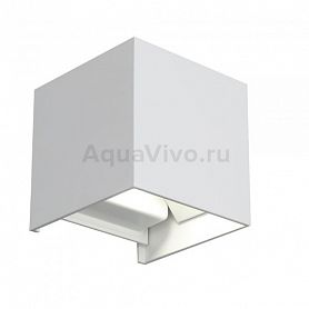 Уличный настенный светильник ST Luce Staffa SL560.501.02, арматура металл, цвет белый, плафон металл, цвет белый - фото 1
