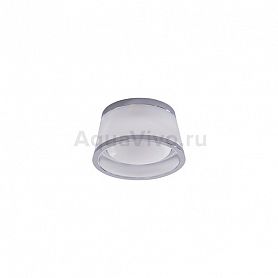 Точечный светильник Citilux Сигма CLD003S1, арматура хром, плафон стекло белое, 7х7 см - фото 1