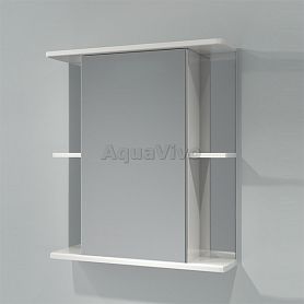 Шкаф-зеркало Какса-А Мадрид 62, правый, цвет белый - фото 1
