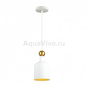 Подвесной светильник Odeon Light Bolli 4087/1, арматура белая, плафон металл белый, 15х146 см - фото 1