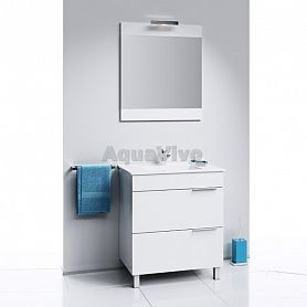 Мебель для ванной Aqwella Бриг 75, с 2 ящиками, цвет белый - фото 1