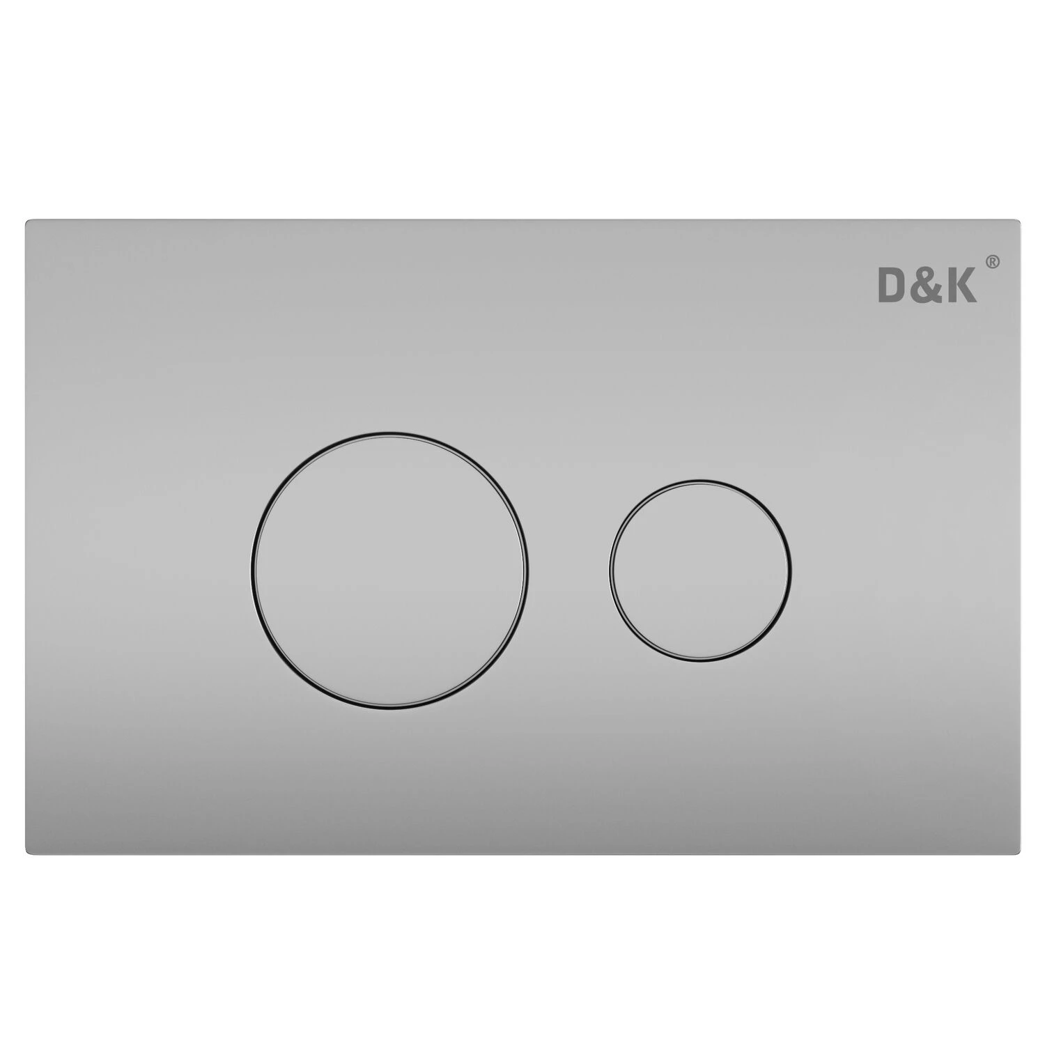 Кнопка смыва D&K Venice DB1029002 для унитаза, цвет хром матовый