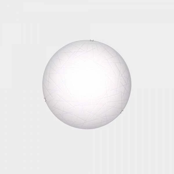Настенно-потолочный светильник Citilux 917 CL917061, арматура хром, плафон стекло белое, 25х25 см - фото 1