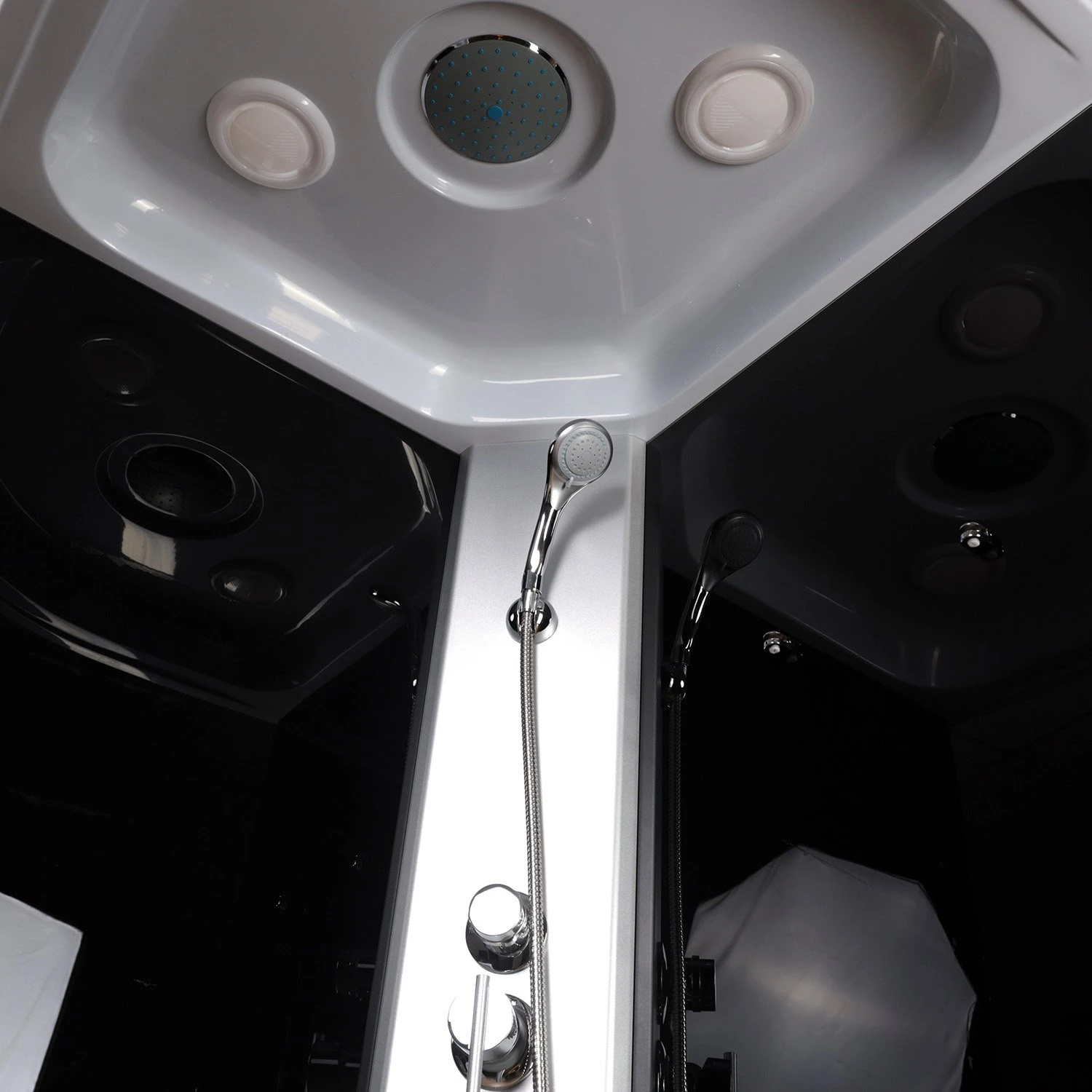 Душевая кабина Niagara Eco E100/70/40R/TN 100х70, правая, стекло тонированное, профиль серебро, с крышей