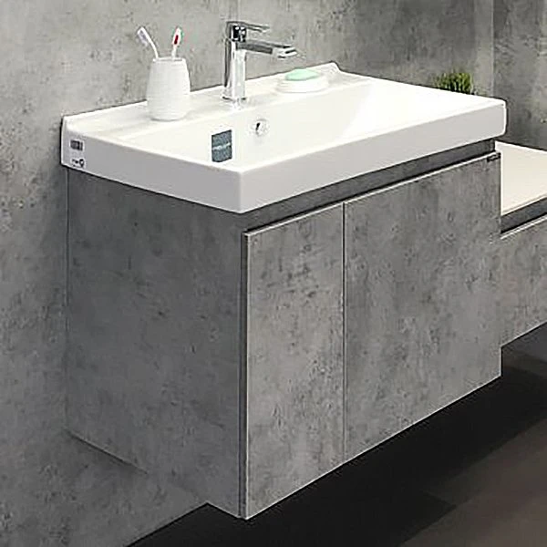 Мебель для ванной Comforty Осло 80, цвет бетон светлый - фото 1