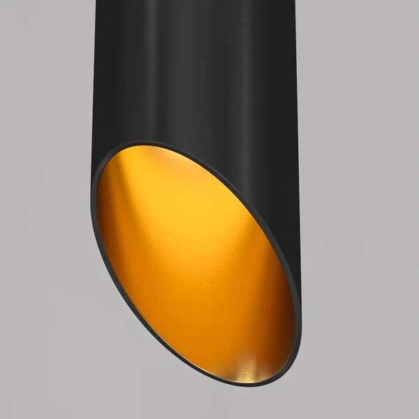 Подвесной светильник Maytoni Technicali Lipari P044PL-01-30GU10-B, арматура черная с золотом