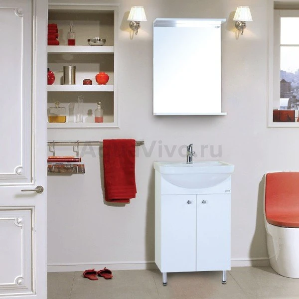 Мебель для ванной Оника Крит 52.10, цвет белый