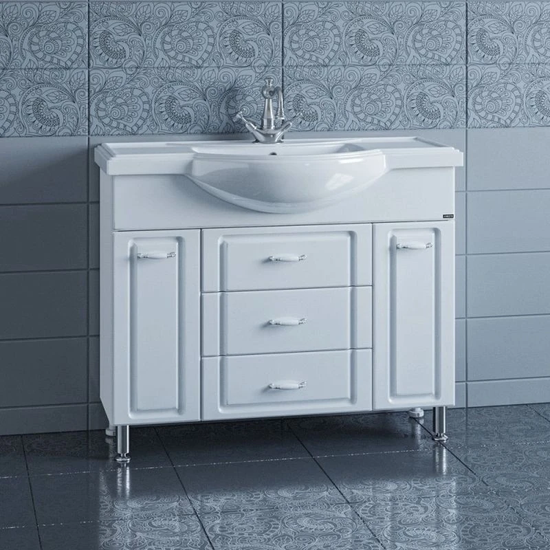 Мебель для ванной Санта Монарх 105, цвет белый