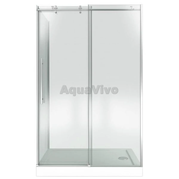 Душевой уголок Good Door Puerta WTW+SP-C-CH 120x80, стекло прозрачное, профиль хром - фото 1