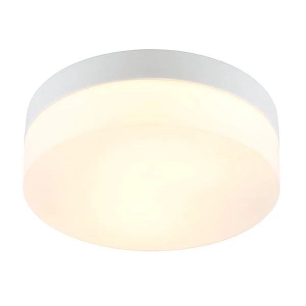 Потолочный светильник Arte Lamp Aqua-Tablet A6047PL-2WH, арматура белая, плафоны стекло белое, 24х24 см