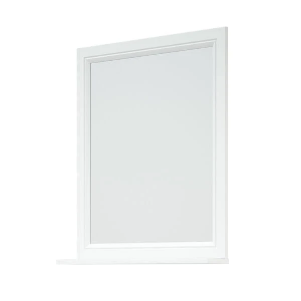 Зеркало Corozo Каролина 70x70, с полкой, цвет белый